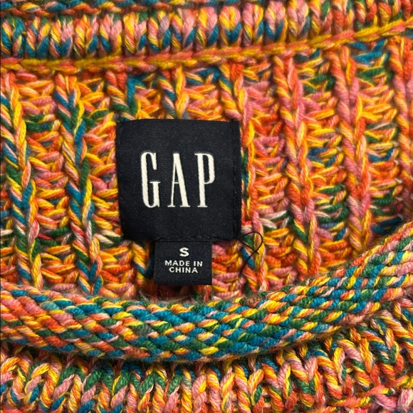 GAP Colorful Knit Oversized Women's Sweater, Size Small - NWOT - Picture 2 of 11